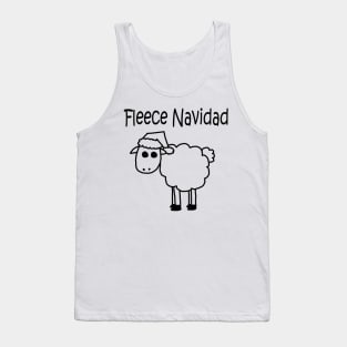 Fleece Navidad Tank Top